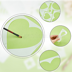 Set di modelli di stencil per pittura e disegno in plastica per animali domestici quadrati&nbsp;DIY-WH0304-940