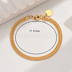 Panzerkettenarmbänder aus Messing für Damen&nbsp;ZM6497