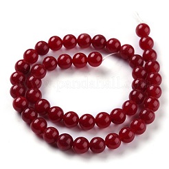 Natürliche weiße Jade Perlen&nbsp;G-G766-B-11