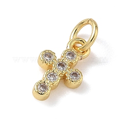 Ottone micro spianare fascino zirconi&nbsp;KK-L268-015G-B01