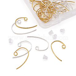 Ganci di orecchini in ottone&nbsp;STER-TA0001-02