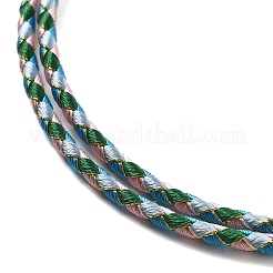 Creazione di collane intrecciate con cordino in poliestere&nbsp;MAK-L043-03G-19
