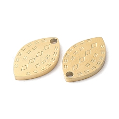 Breloques en acier inoxydable chirurgical 316L avec placage ionique (IP)&nbsp;STAS-H213-05G
