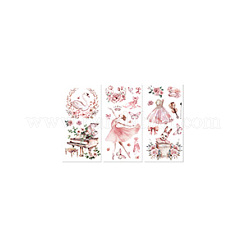3 foglio 3 stili adesivi decorativi impermeabili in pvc&nbsp;DIY-WH0404-135