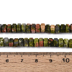 Natur Unakit Perlen Stränge&nbsp;G-N357-14A-10