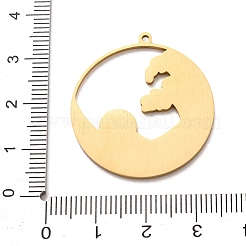 Pendentifs en acier inoxydable 304 émaillés&nbsp;STAS-F367-17G
