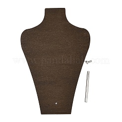 Vasenförmige Schmuckständer aus MDF und Eisen für Anhänger und Halsketten&nbsp;NDIS-G008-01B-01