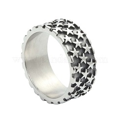 Anelli da uomo in acciaio inossidabile 304 in stile punk&nbsp;FS-WG83721-01