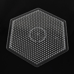 Sechseck abc pegboards für 5x5mm Heimwerker Fuse beads verwendet&nbsp;X-DIY-S002-24