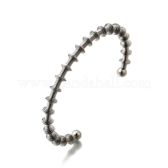 Offene Armreifen aus 304 Edelstahl für Damen&nbsp;BJEW-M113-02P