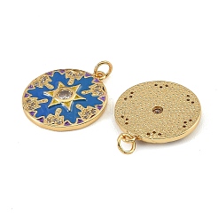 Pendentifs en laiton zircon cubique transparent&nbsp;CU-CBA9175-04G