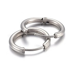 Orecchini a cerchio huggie in acciaio inossidabile 202 anti-ossidazione&nbsp;EJEW-L205-02G-P