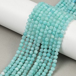 Chapelets de perles en amazonite naturelle&nbsp;LS-G-E411-43-4mm