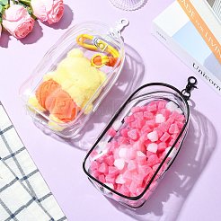 2 Stück transparente PVC-Aufbewahrungsbeutel für Kosmetika in 2 Farben&nbsp;ABAG-CJ0001-08