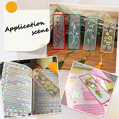 DIY Lesezeichen Stickpackungen&nbsp;DIY-SC0029-44B
