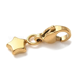 Colgantes de acero inoxidable 304 con forma de estrella&nbsp;STAS-G352-18G