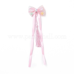 Fermaglio per capelli in alligatore a nastro lungo bowknot&nbsp;LS-PHAR-D013-03A