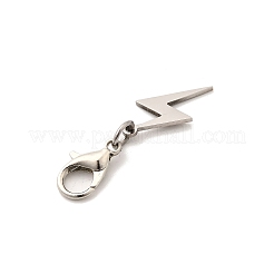 Décorations suspendues en acier inoxydable Lightning 201&nbsp;HJEW-JM03576