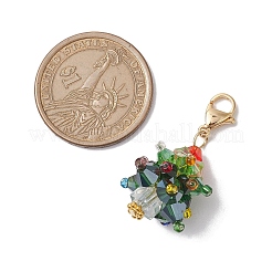 Décorations de pendentif en verre d'arbre de Noël&nbsp;HJEW-JM02046-02