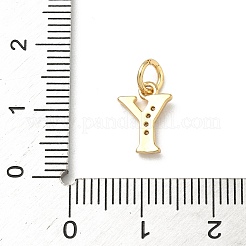 Adornos de latón micropavé de circonia cúbica&nbsp;KK-I382-03G-Y