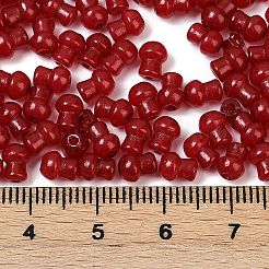 Perles de rocaille en verre de couleurs transparentes&nbsp;SEED-R001-01E
