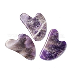 Natürliche Amethyst-Gua-Sha-Bretter&nbsp;X-G-O203-01