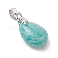 4 pz 4 stili labradorite naturale e amazzonite e quarzo rosa e ametista ciondoli a goccia&nbsp;PALLOY-JF03589