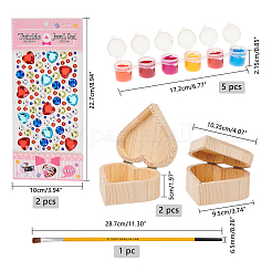 DIY Schmuckschatullen Kits&nbsp;DIY-PH0027-22