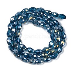 Trasparenti perle di vetro placca fili&nbsp;X-EGLA-N013-T6mm-B25