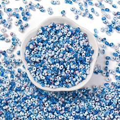 Perline di vetro con vernice da forno bicolore&nbsp;SEED-C003-01F