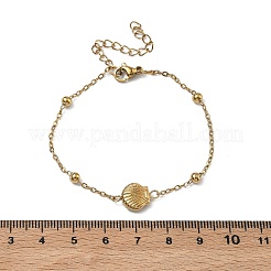 Armbänder aus Edelstahl 304 mit Meeresmotiven&nbsp;BJEW-F534-02G