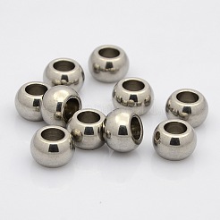 Perles rondelles en acier inoxydable 304 résistantes au ternissement&nbsp;STAS-N020-01-12mm