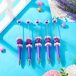 Stylo à bille en plastique à motif de fleur&nbsp;LS-BT-TAC0045-002A