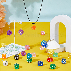 56pcs 14 Arten transparente Harzanhänger&nbsp;FIND-FH0010-47