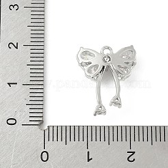 Pendentifs avec zircon cubiques à micro-pavés en laiton&nbsp;KK-M326-18B-P