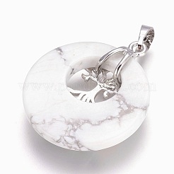 Natürliche Howlith Anhänger&nbsp;G-F573-C19