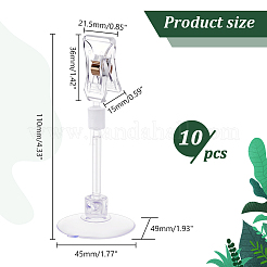 Ausstellungsklammern für Kunststoffprodukte mit Saugnapf&nbsp;DIY-WH0430-389