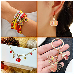 24 pendentif en alliage émaillé pour Thanksgiving&nbsp;ENAM-TA0002-59