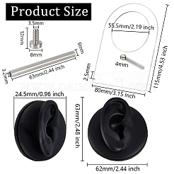 Flexible Modellkörperteilanzeigen aus weichem Silikon&nbsp;ODIS-WH0061-29E