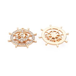 Cabochon di strass in lega di placcatura a cremagliera&nbsp;PALLOY-S143-17