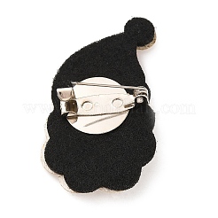 Weihnachtsbrosche aus PU-Leder&nbsp;LS-JEWB-C004-01A