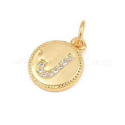 Ciondoli in ottone zirconi chiari micro pavé&nbsp;CU-CBA56CE-12G-J