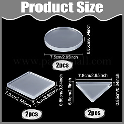 3 Silikongel-Druckplatte für Kunst und Handwerk&nbsp;DIY-WH0816-135