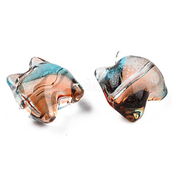 Perlas de vidrio pintado en aerosol transparente&nbsp;GLAA-N035-034-G02