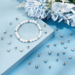 150 pièce de perles d'espacement en acier inoxydable 304&nbsp;STAS-UN0057-66