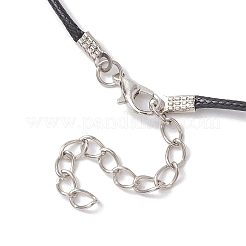 Perline di vetro stile boho e collane con ciondolo in lega di piume&nbsp;NJEW-MZ00041