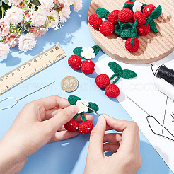 8 Stück 2 Stile Häkel-Ornament-Accessoires aus Baumwolle&nbsp;DIY-DR0001-08