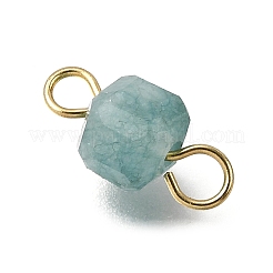 Ciondoli di collegamento a cubo con taglio a tavola sfaccettato in tormalina naturale colorata&nbsp;PALLOY-JF04368-01