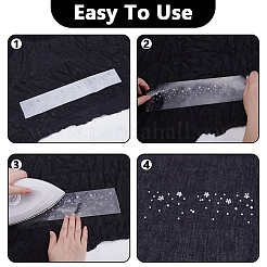 7 Stück Glas-Hotfix-Strass.&nbsp;DIY-FG0001-42C