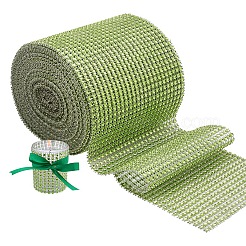Plastik Mesh Strass Trimmen&nbsp;DIY-BC0001-03D
